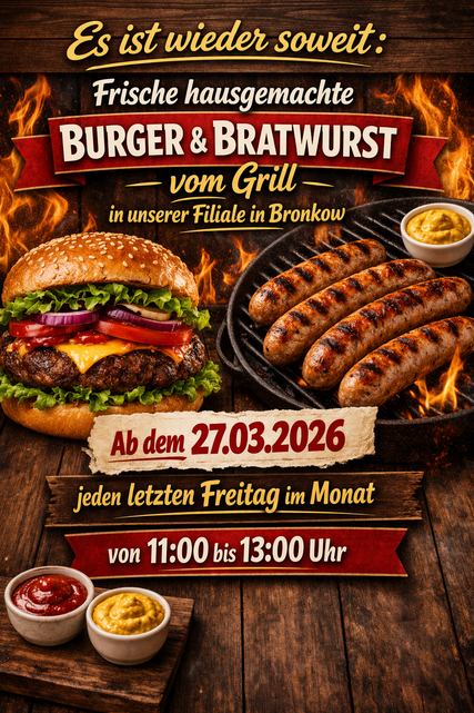 Burger u. Brartwurst